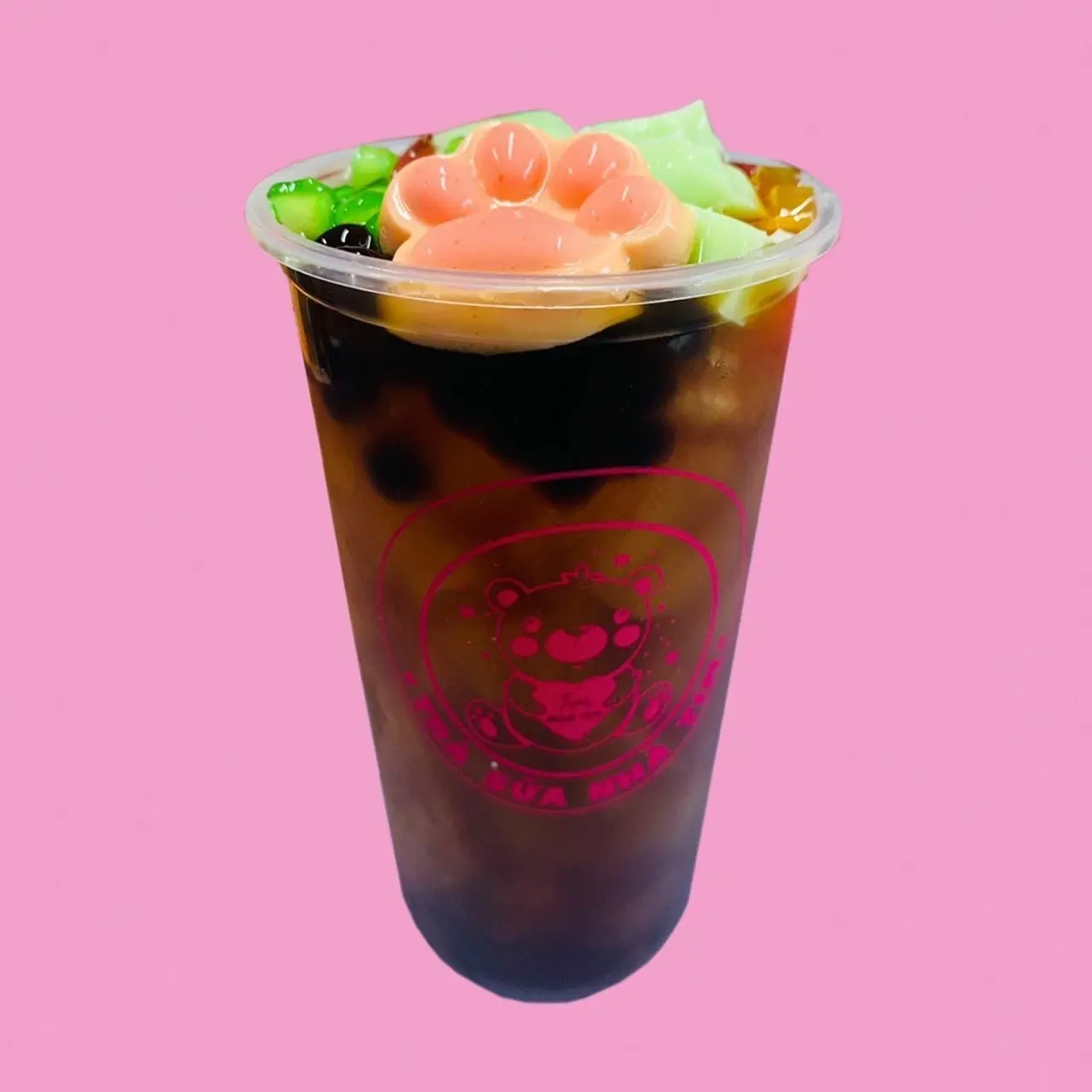 Hình ảnh Hồng Trà Full Topping Size L