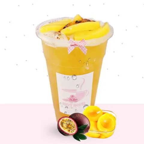 Hình ảnh Trà Đào Chanh Dây 700ml