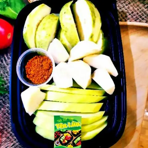 Hình ảnh Sắn non + xoài xanh + ổi Nữ hoàng size bự chà bá