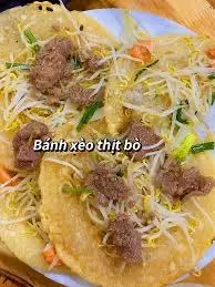 Hình ảnh bánh xèo thịt bò