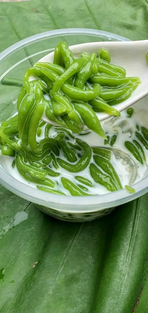 Hình ảnh chè bánh lọt cốt dừa 