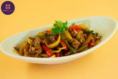 Hình ảnh bò xào satế 