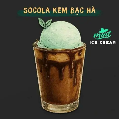 Hình ảnh Socola Kem Bạc Hà | Choco Mint Molten 