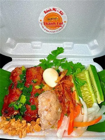 Hình ảnh Xôi Nem Nướng+Xíu Mại+Trứng Cút