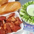 Hình ảnh Combo 1 Gà Nướng Muối Ớt 1 Đồ Chua - 2 Bánh Mì - Dưa Leo, Rau Răm