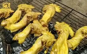 Hình ảnh đầu gà nướng