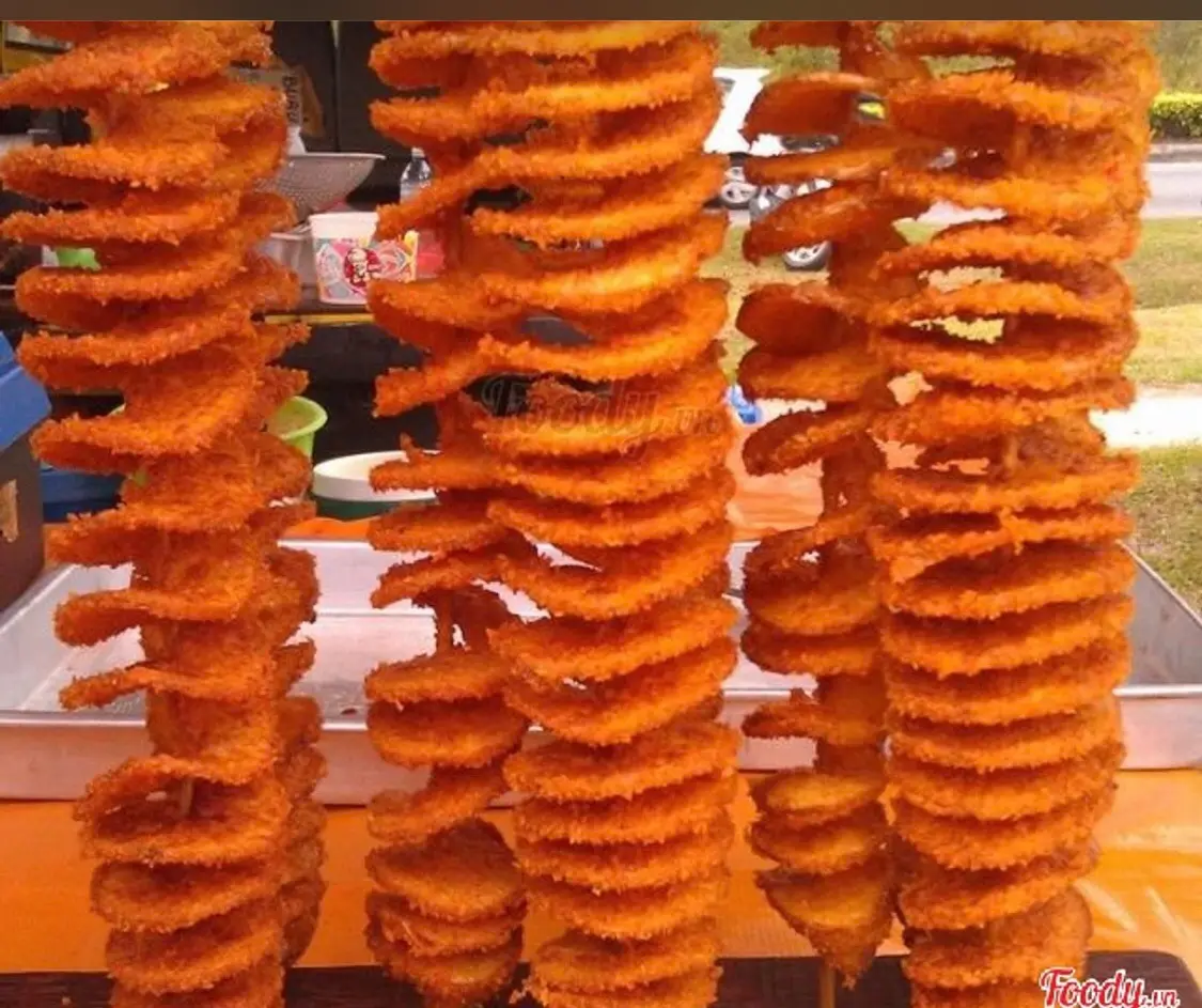 Hình ảnh Khoai lang tây lốc xoáy lắc phô mai - 1 cây