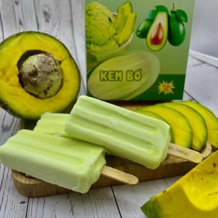 Hình ảnh Kem dẻo Tràng Tiền vị bơ ( 1 cây )