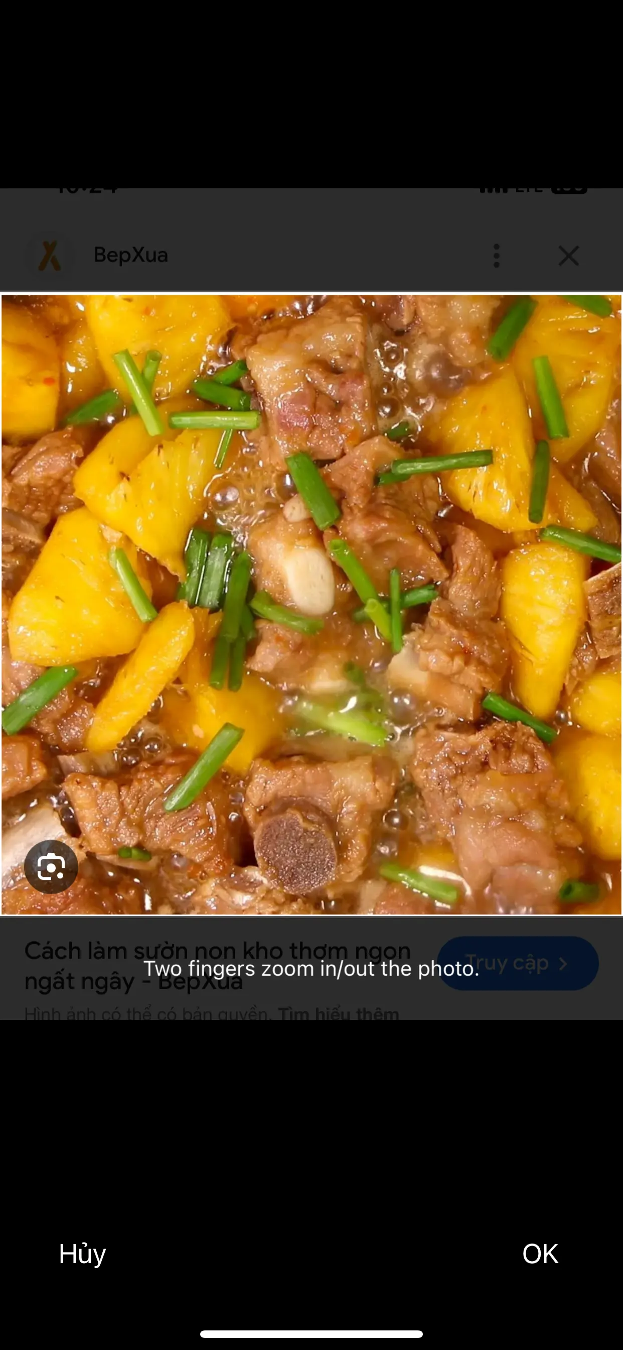 Hình ảnh Sườn non kho thơm 