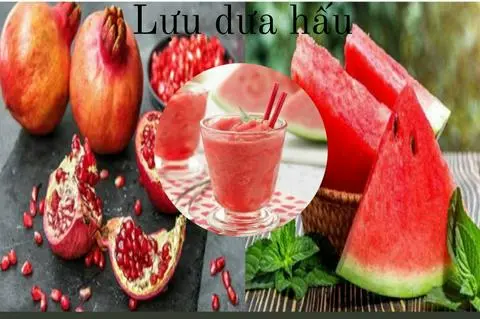 Hình ảnh Nước ép-lựu -dưa hấu 