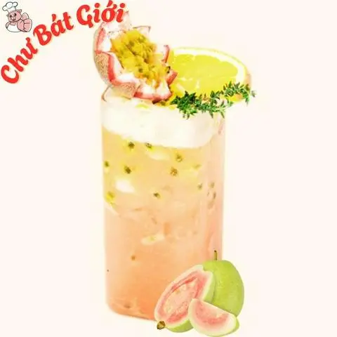 Hình ảnh Trà Ổi Hồng Chanh Dây Thạch Trái Cây