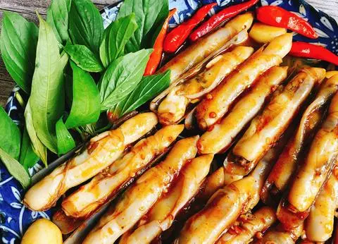 Hình ảnh Ốc Móng Tay Xào Sate