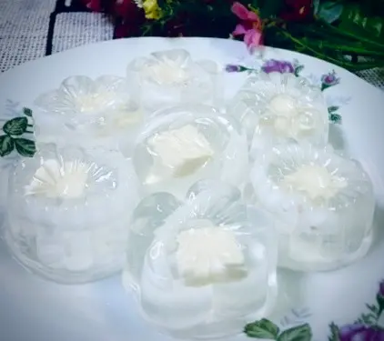 Hình ảnh Rau câu phô mai dừa