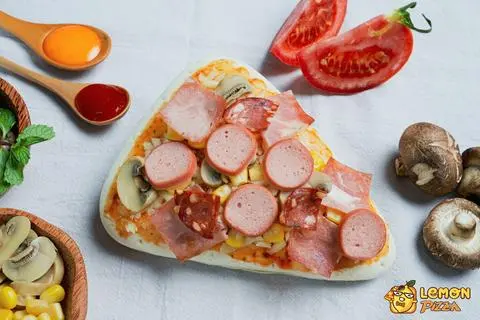 Hình ảnh Pizza Xúc Xích Phô Mai