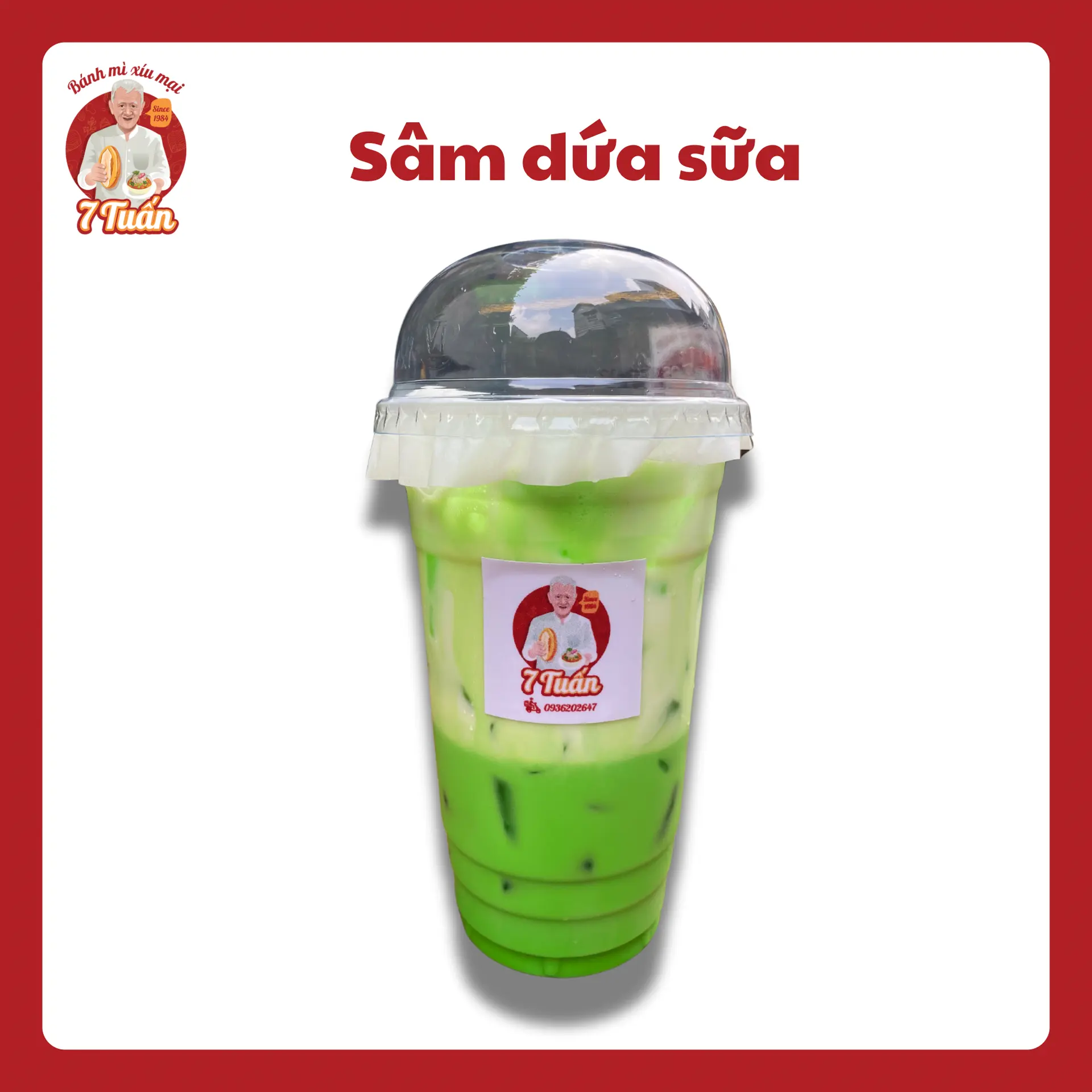 Hình ảnh Sâm dứa sữa - ly 700ml