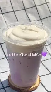Hình ảnh Khoai môn latte kem