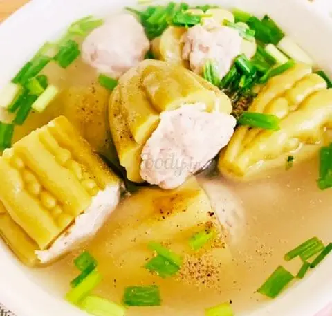 Hình ảnh  Canh khổ qua nhồi thịt