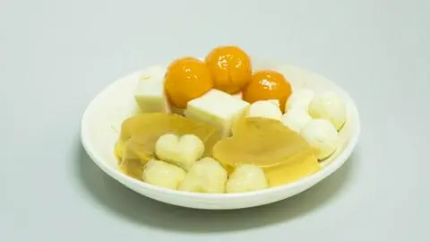 Hình ảnh Flan double chesse