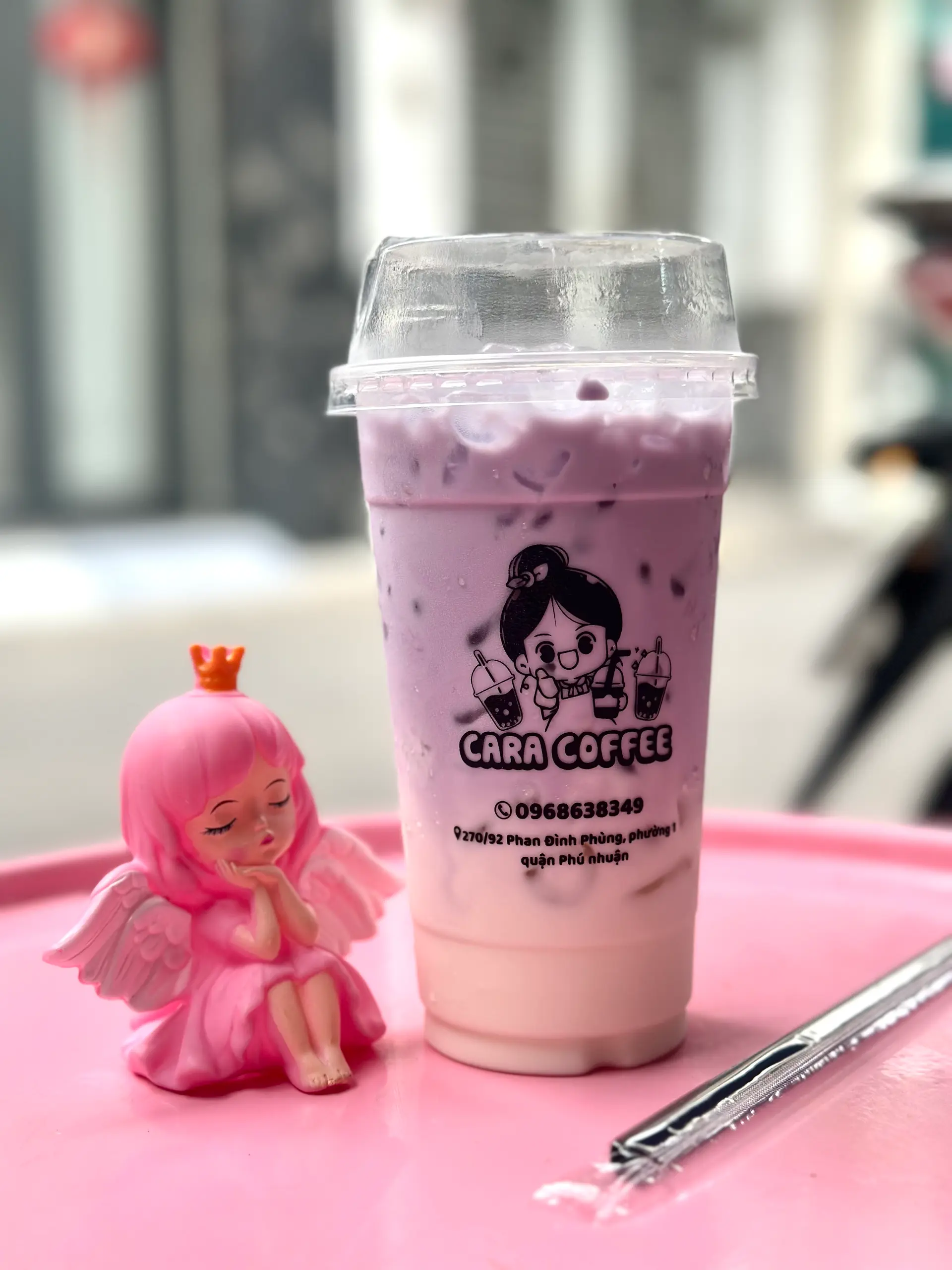 Hình ảnh khoai môn latte 