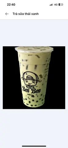 Hình ảnh trà sữa thái xanh