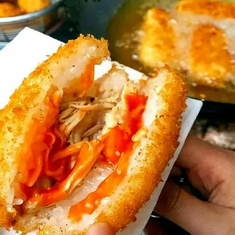 Hình ảnh 3 cái Xôi gà nấm 