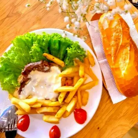 Hình ảnh Beefsteak sốt phô mai