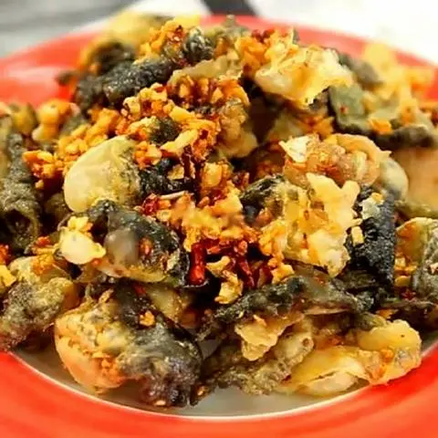 Hình ảnh Ếch xào bơ tỏi kèm bánh mì