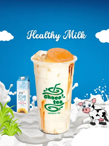 Hình ảnh SỮA TƯƠI BÁNH FLAN ĐƯỜNG ĐEN - SIZE L