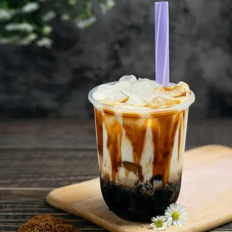 Hình ảnh sữa tuơi trân châu đường đen