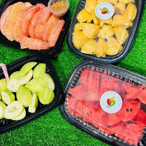 Hình ảnh Mít + Dưa Hấu + Sắn (500gr + muối Tây Ninh)