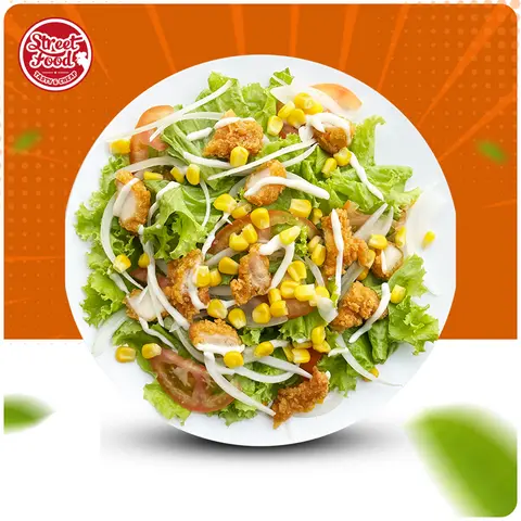 Hình ảnh Salad Gà Giòn