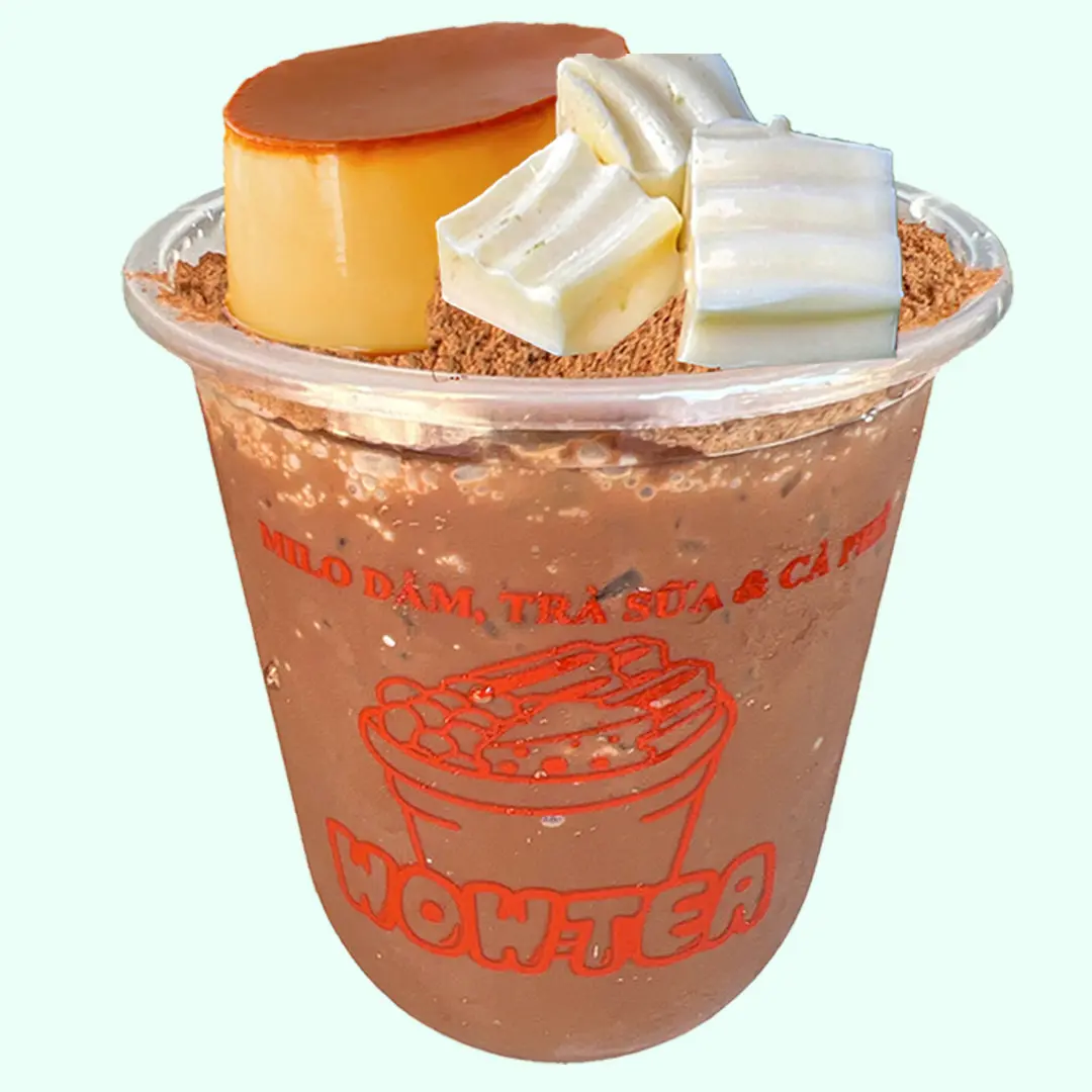 Hình ảnh MILO MIX 1: Milo Flan Nhỏ + Khúc Bạch Phô Mai
