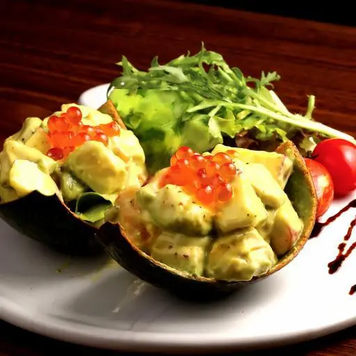 Hình ảnh Avocado smoked salmon salad