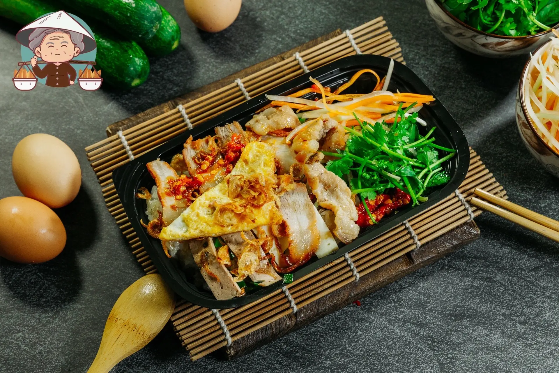 Hình ảnh Xôi chả bò