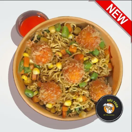 Hình ảnh Mì Trộn Viên Phô Mai 