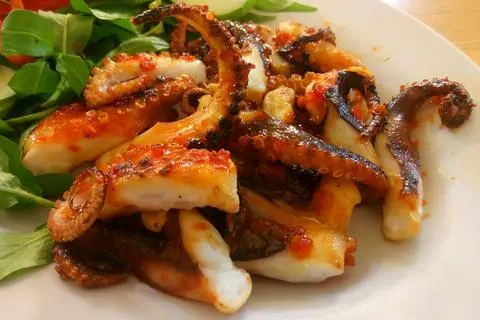 Hình ảnh Bạch tuộc nướng sate/phần 