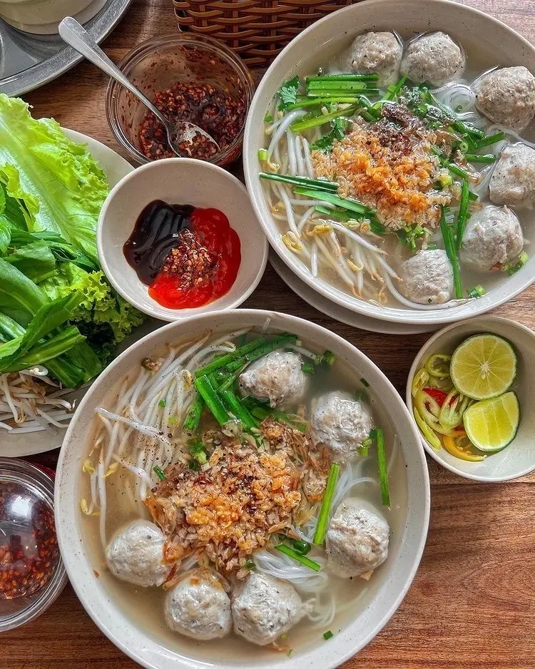Hình ảnh Hủ tiếu 6 Bò Viên -thịt bằm (nước) 