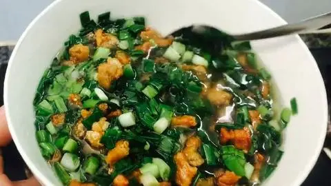 Hình ảnh bắp nướng mỡ hành tóp mỡ 