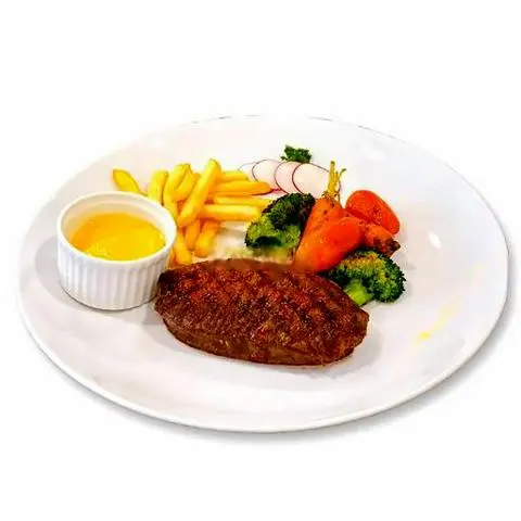 Hình ảnh Beefsteak sốt trứng muối