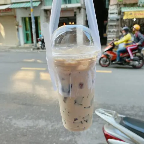 Hình ảnh Sữa tươi cafe sương sáo