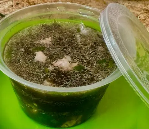 Hình ảnh canh rong biển thịt băm 