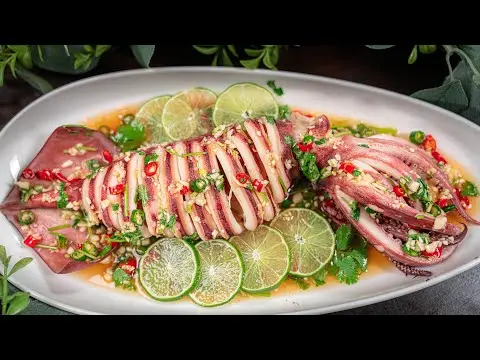 Hình ảnh Mực Hấp Thái 