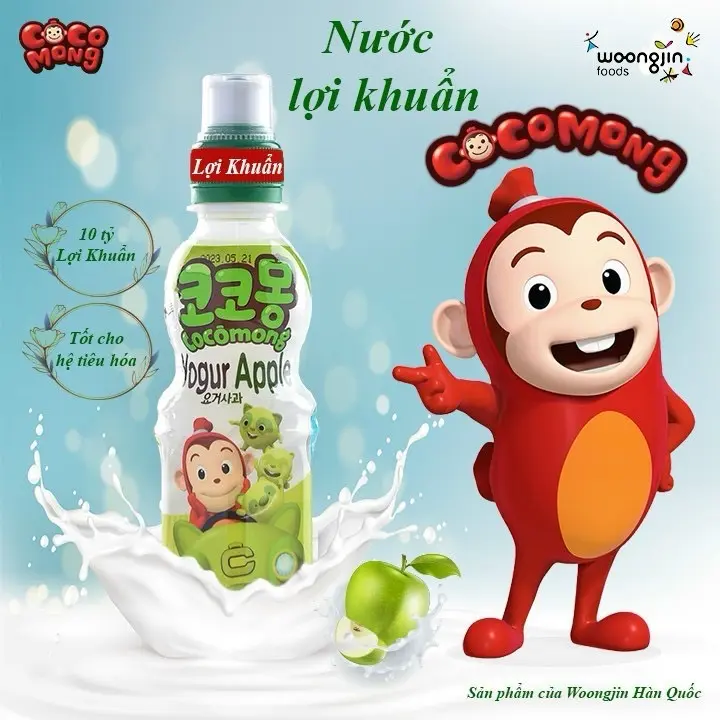 Hình ảnh Nước Lợi Khuẩn Cocomong Táo