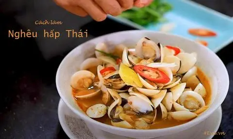 Hình ảnh Nghêu hấp thái