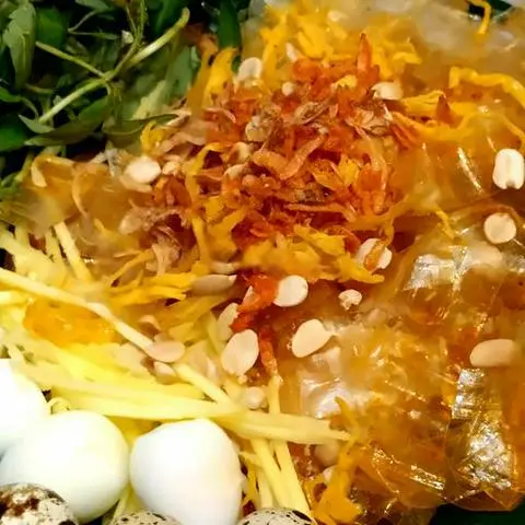 Hình ảnh Bánh tráng trộn đầy đủ size lớn