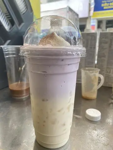 Hình ảnh khoai môn sữa gấu kem muối ly 700ml