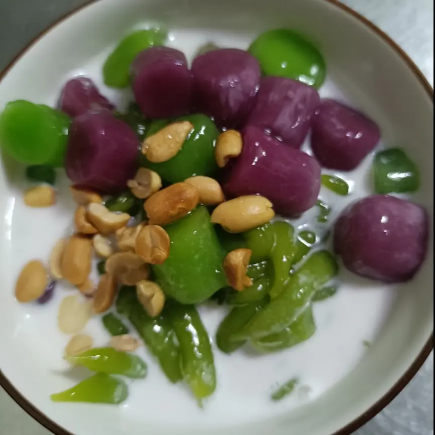 Hình ảnh sương sa khoai dẻo sầu riêng 