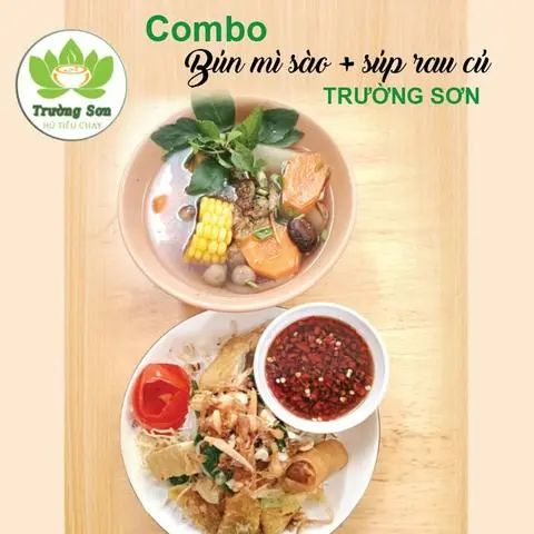 Hình ảnh Combo (bún - mì xào - súp rau củ)