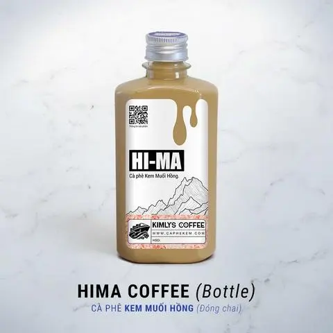 Hình ảnh HIMA - Cà phê kem muối  - chai 330ml