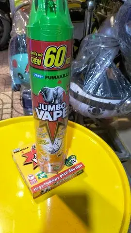 Hình ảnh chai xịt muỗi jumbo vị chanh, cam 660ml